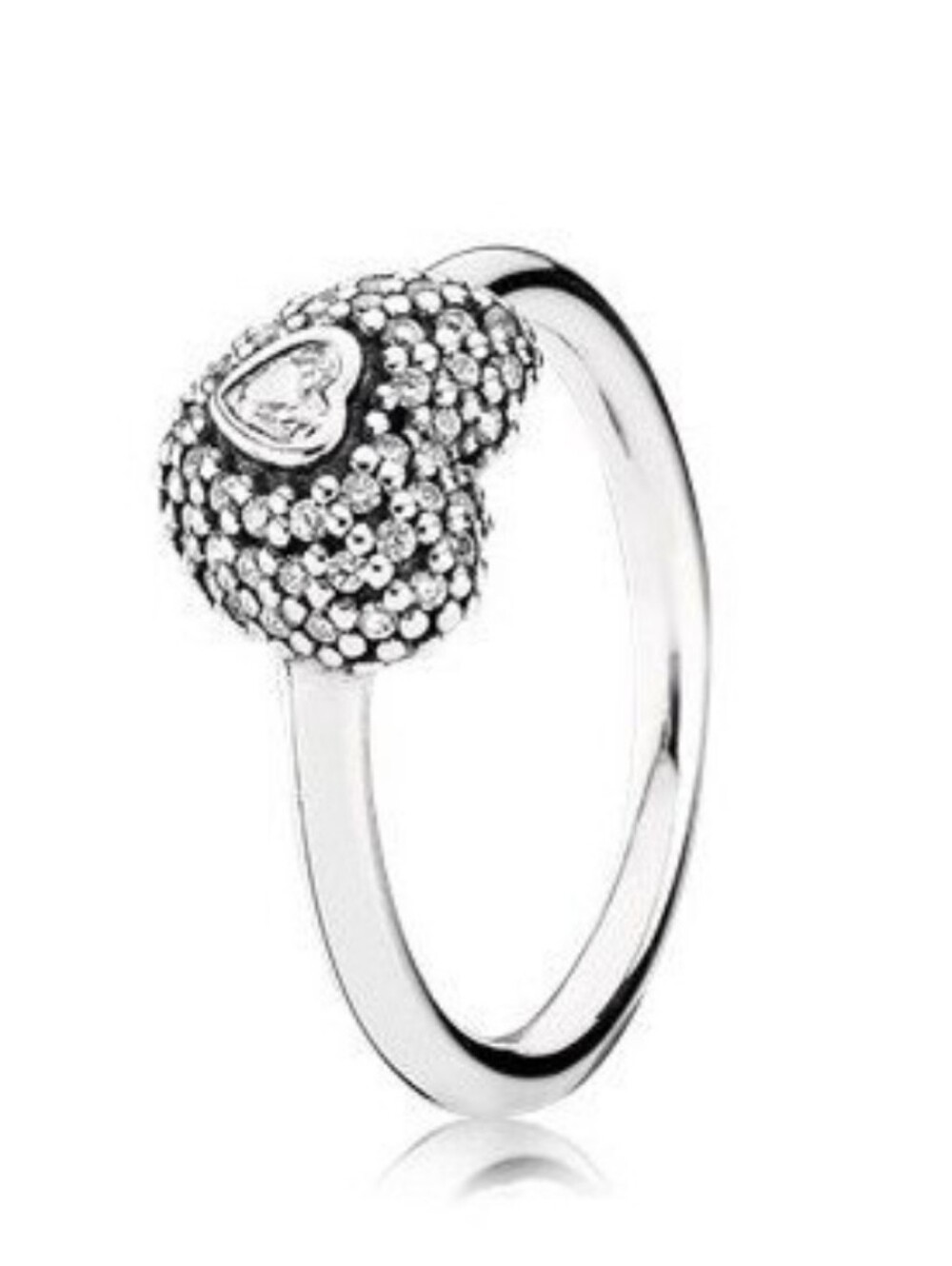Pandora Sterling Silver In My Heart Ring
